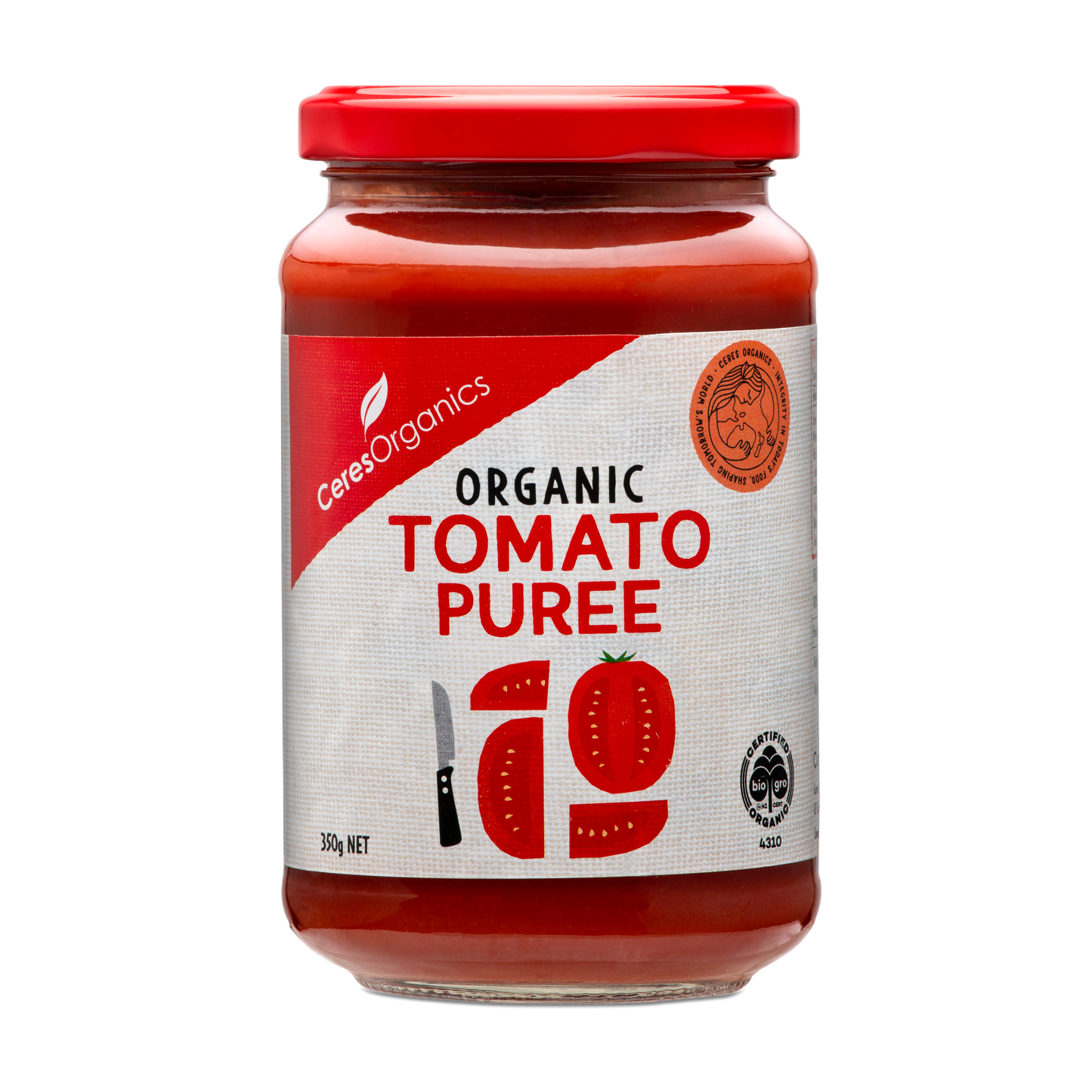 Tomato Puree Organic Ceres 350g