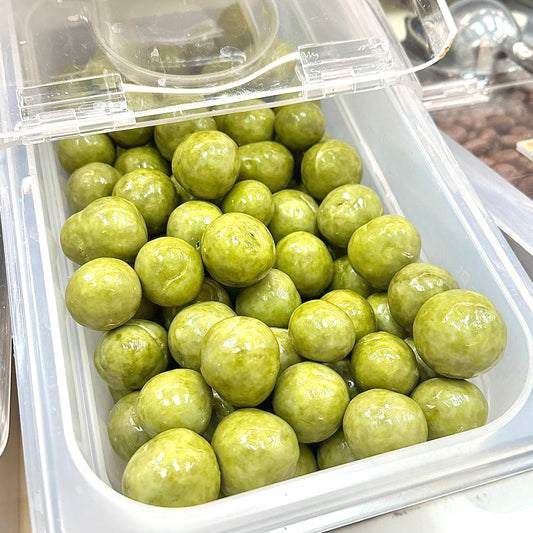 Matcha Strawberries Freeze Dried White Chocolate