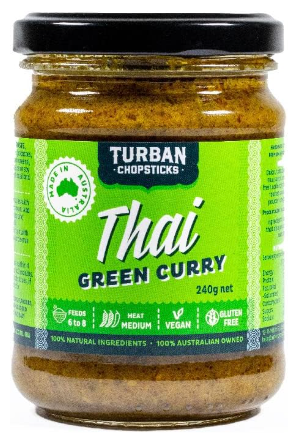 Thai Green Curry Paste Turban Chopsticks