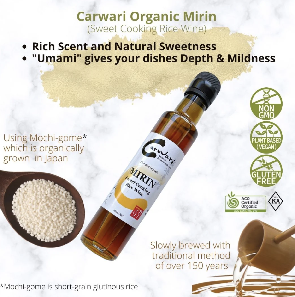 JAPANESE MIRIN GLUTEN-FREE 250ML