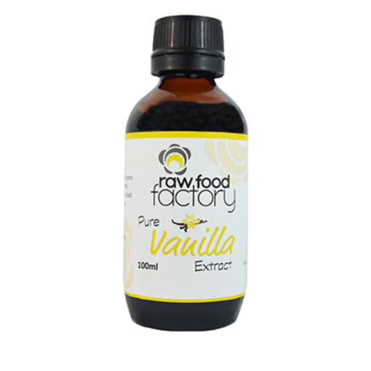 Raw Food Factory Organic Pure Vanilla Extract 100ml bottle