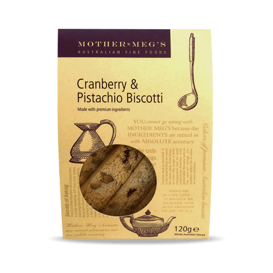 Mother Meg's Cranberry & Pistachio Biscotti