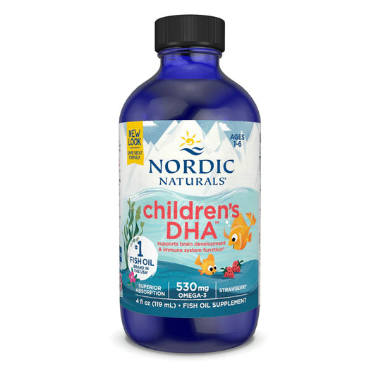 Nordic Naturals Children's DHA Liquid 119ml bottle, front