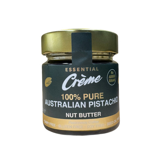 Essential Creme 100% Pure Australian Pistachio Nut Butter 200g jar