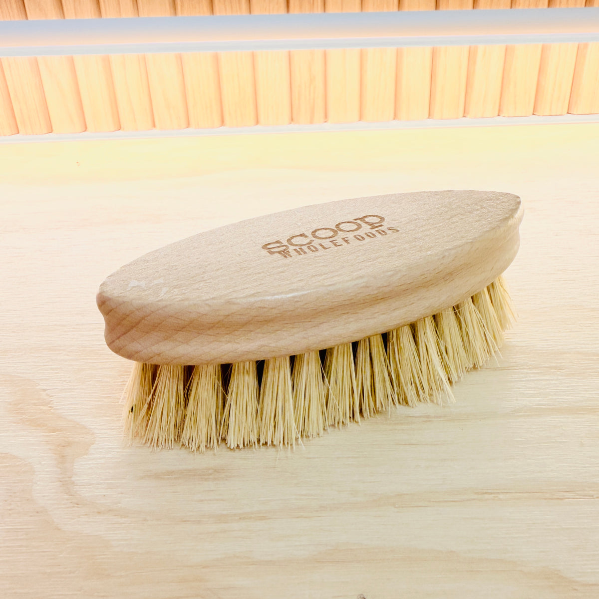 Beachwood & Sisal Cleaning Brush, Scoop Wholefoods Cottesloe