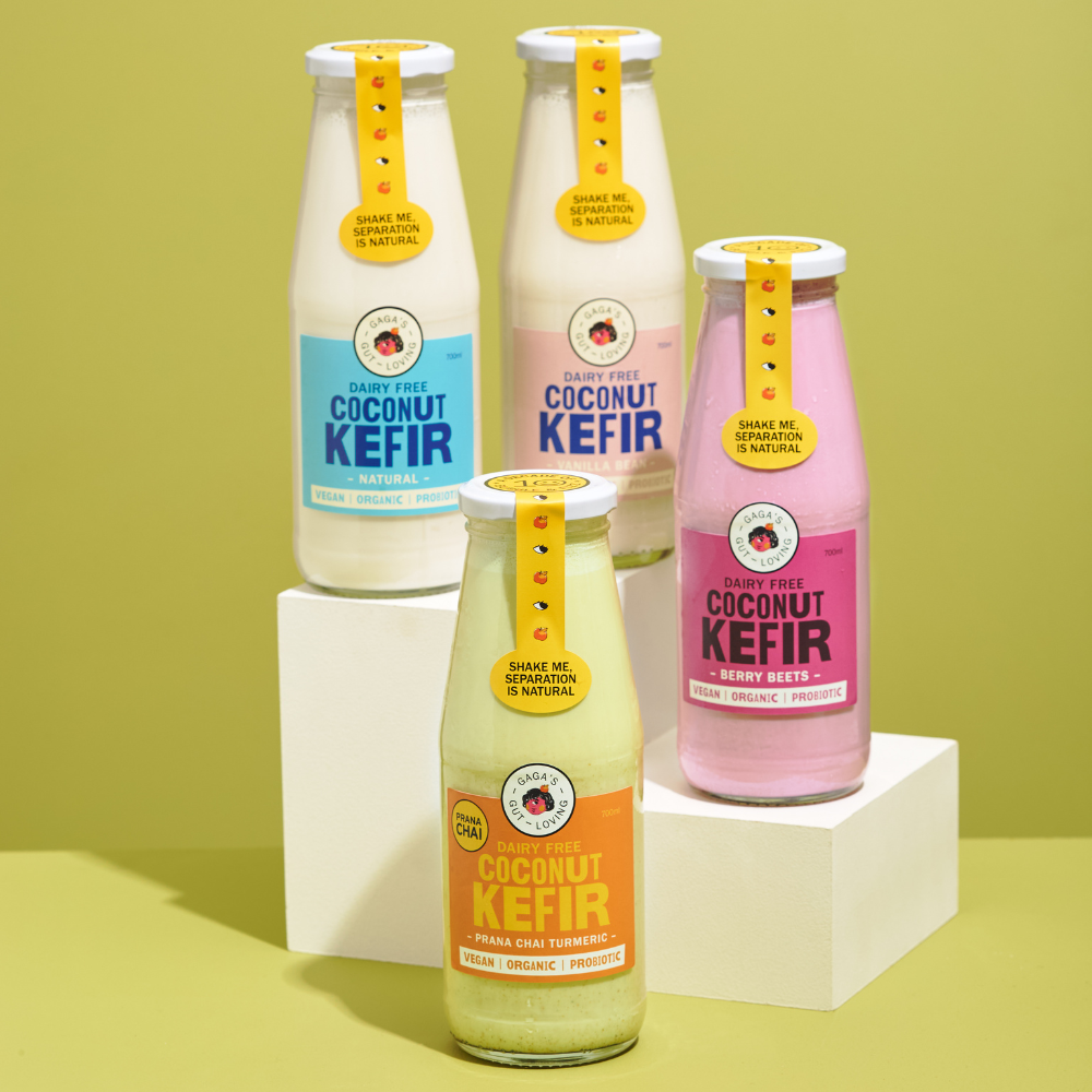 Gaga's Organic Coconut Kefir range
