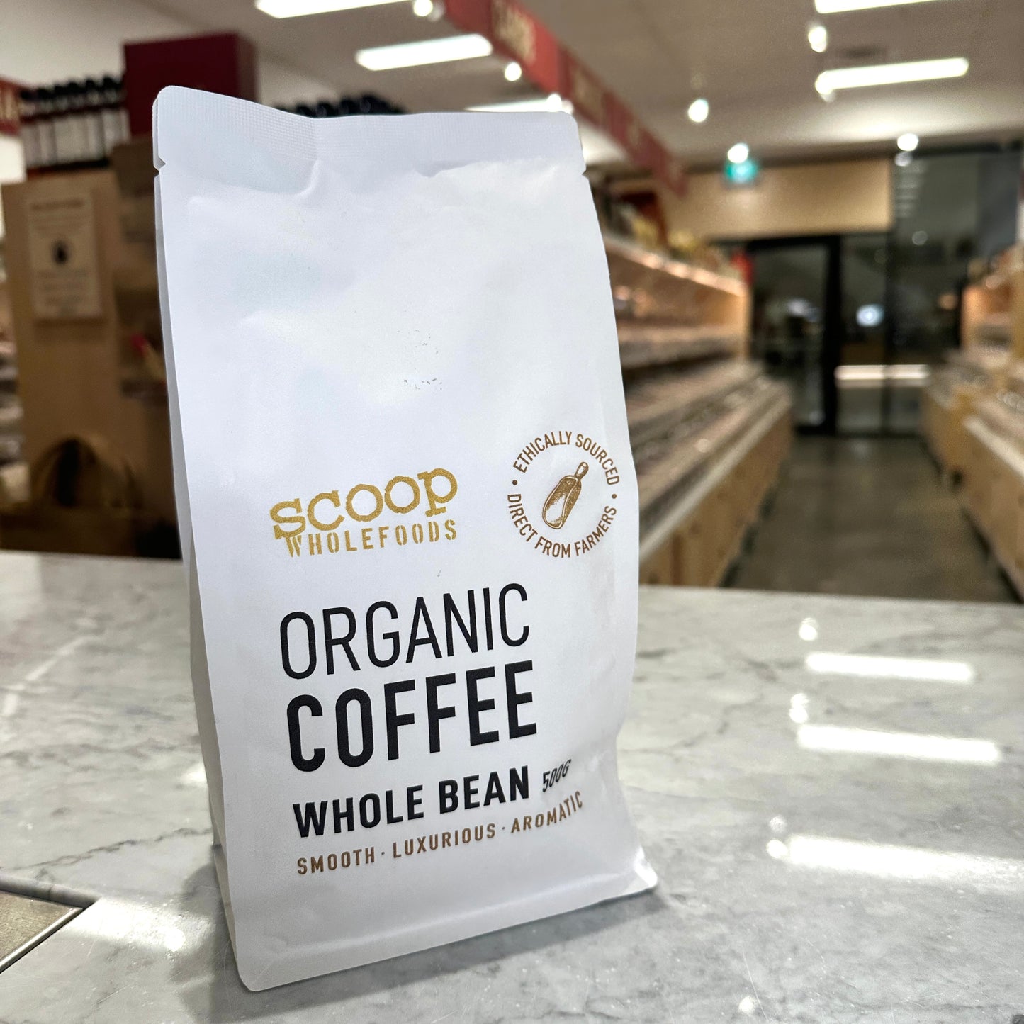 100% Pure Organic Coffee Beans 500g