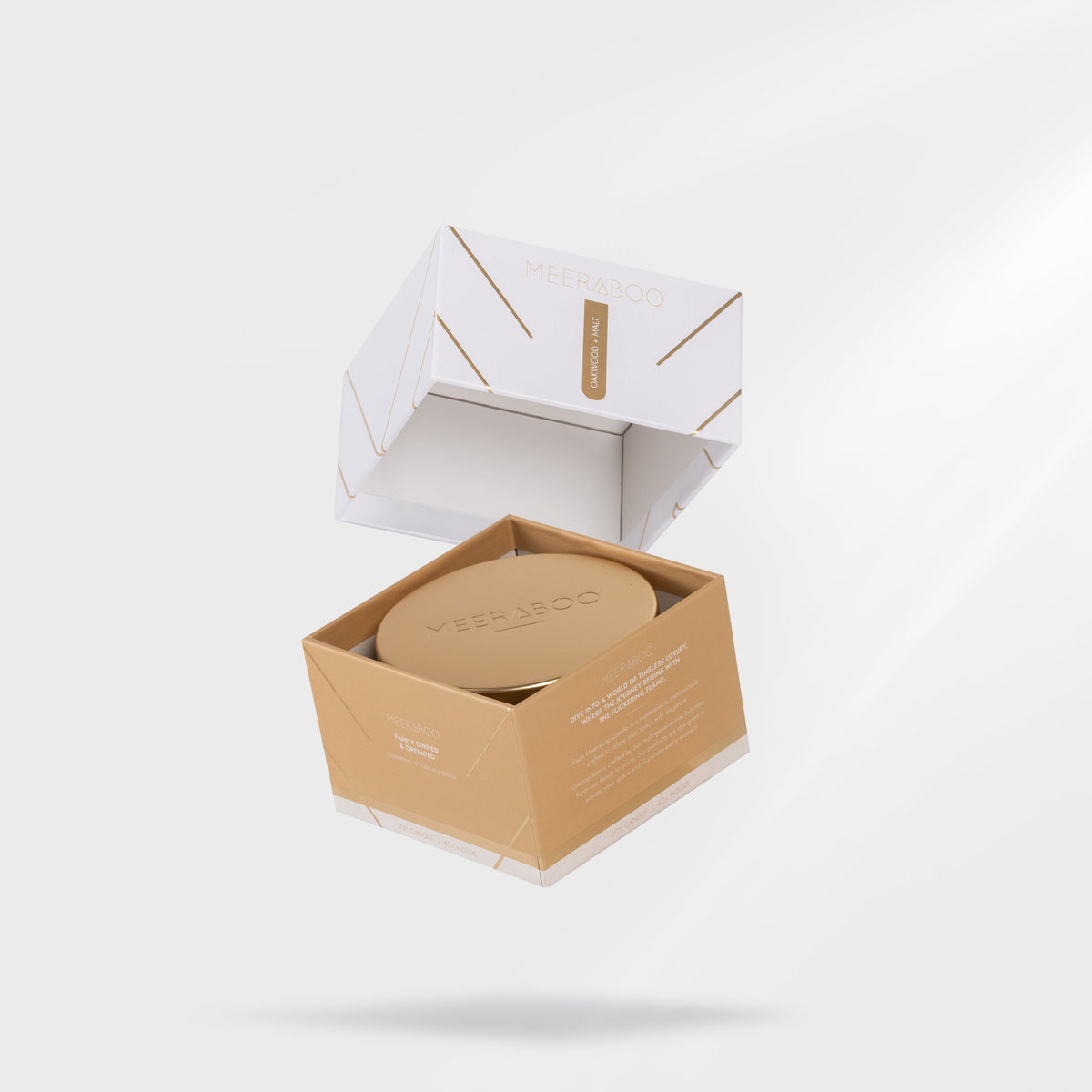 Meeraboo Calm Soy Candle in gift box