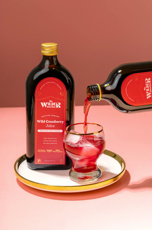 Mt. Wilder Berries Organic Cranberry Juice