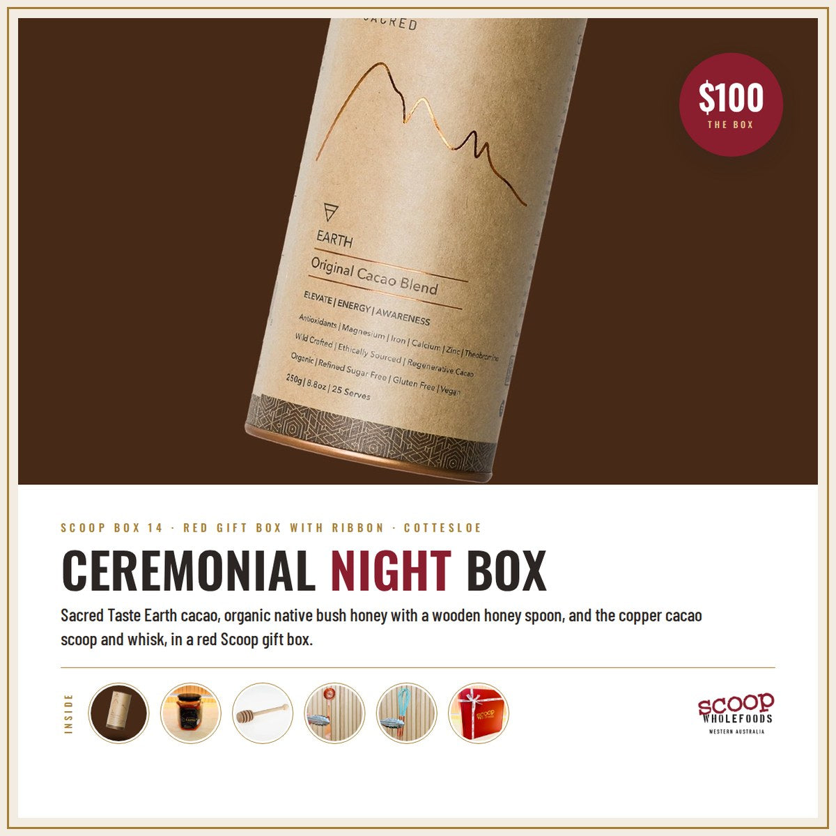 Ceremonial Night Box, Scoop Wholefoods Cottesloe