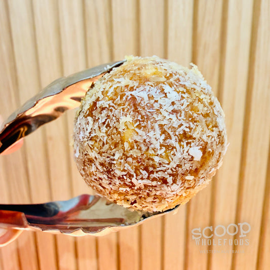 Apricot & Nut Protein Ball, Scoop Wholefoods Cottesloe