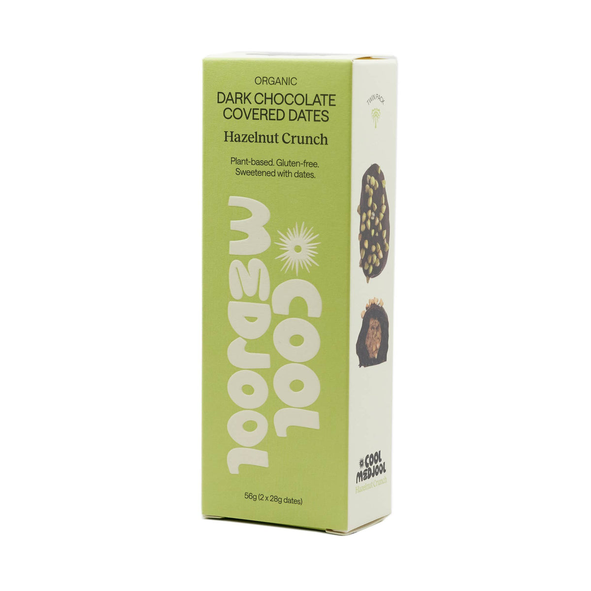 Cool Medjool Hazelnut Crunch Twin Pack 56g, box, Scoop Wholefoods Cottesloe