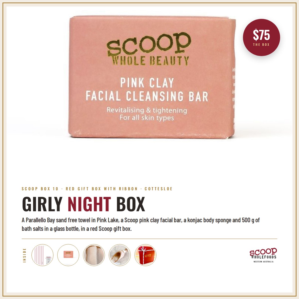 Girly Night Box, Scoop Wholefoods Cottesloe