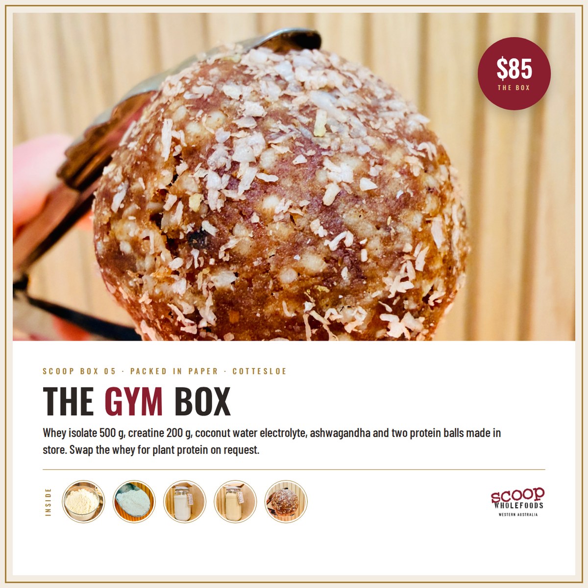 Gym Box, Scoop Wholefoods Cottesloe