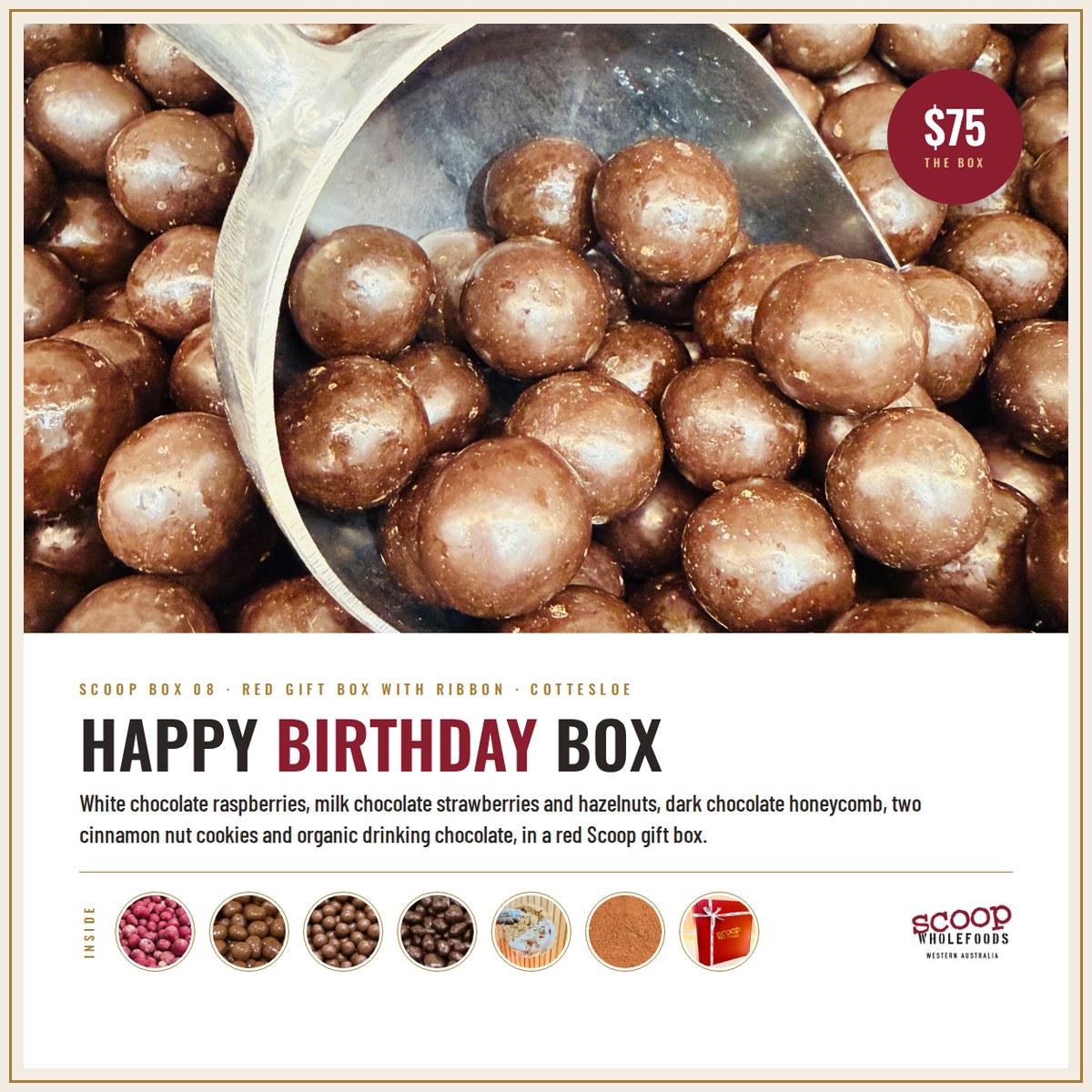 Happy Birthday Box, Scoop Wholefoods Cottesloe