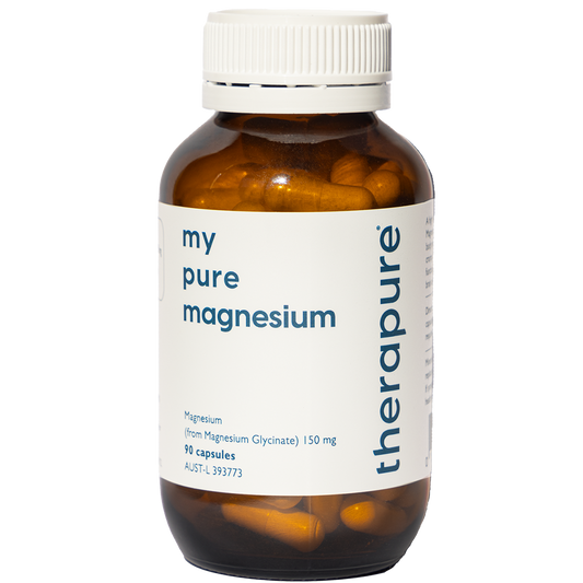 Therapure My Pure Magnesium 150 bottle, front