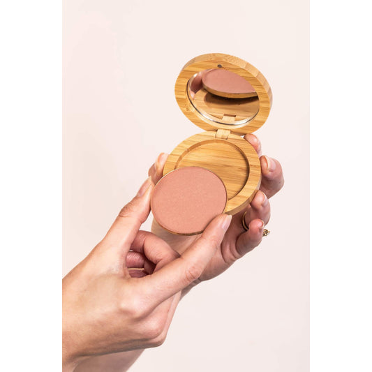Dusty Pink Pure Pressed Mineral Blusher Compact