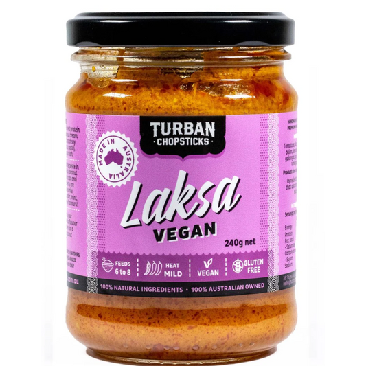 Vegan Laksa Paste Turban Chopsticks