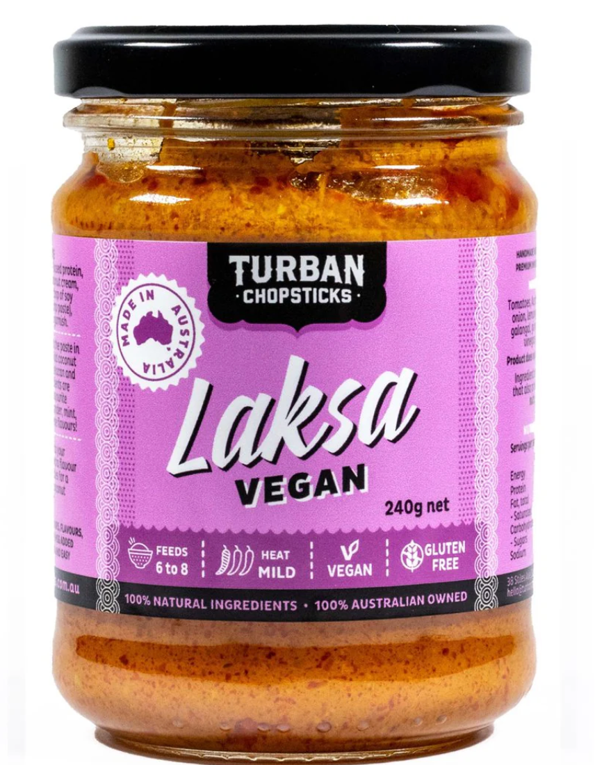 Vegan Laksa Paste Turban Chopsticks