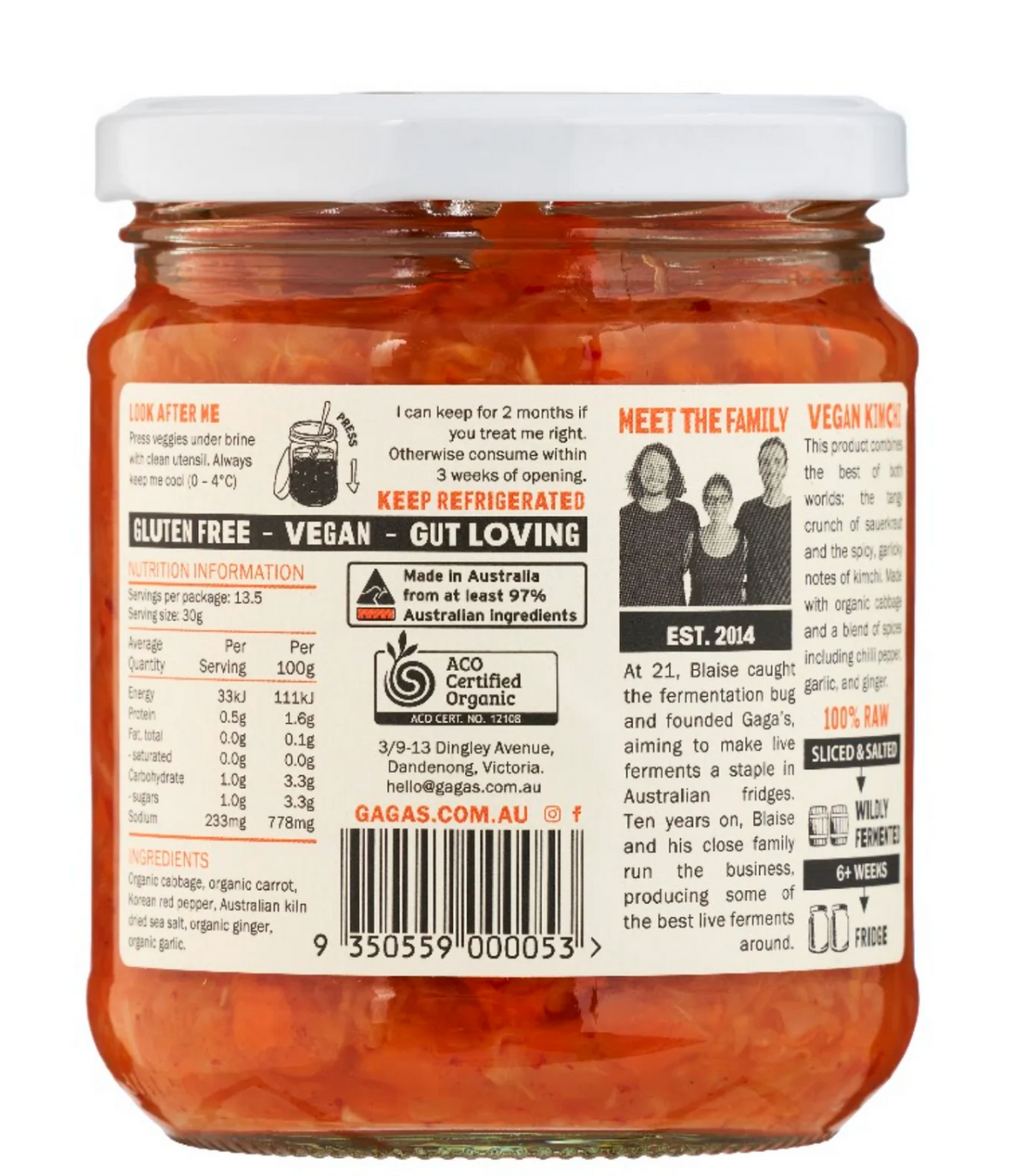 Kimchi Powerkraut, photo 2, Scoop Wholefoods Cottesloe