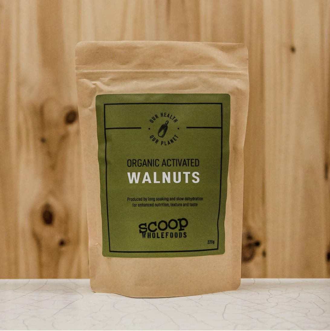 ACTIVATED WALNUTS ORGANIC 225G