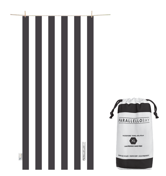 SAND-FREE BEACH TOWEL BLACK