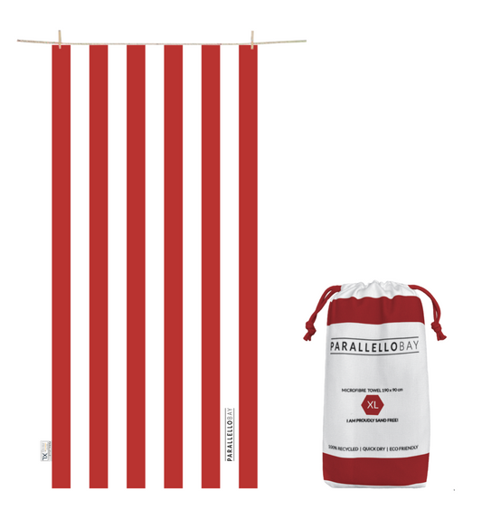 SAND-FREE BEACH TOWEL RED