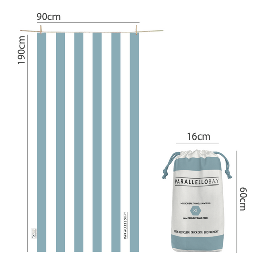 SAND-FREE BEACH TOWEL BABY BLUE