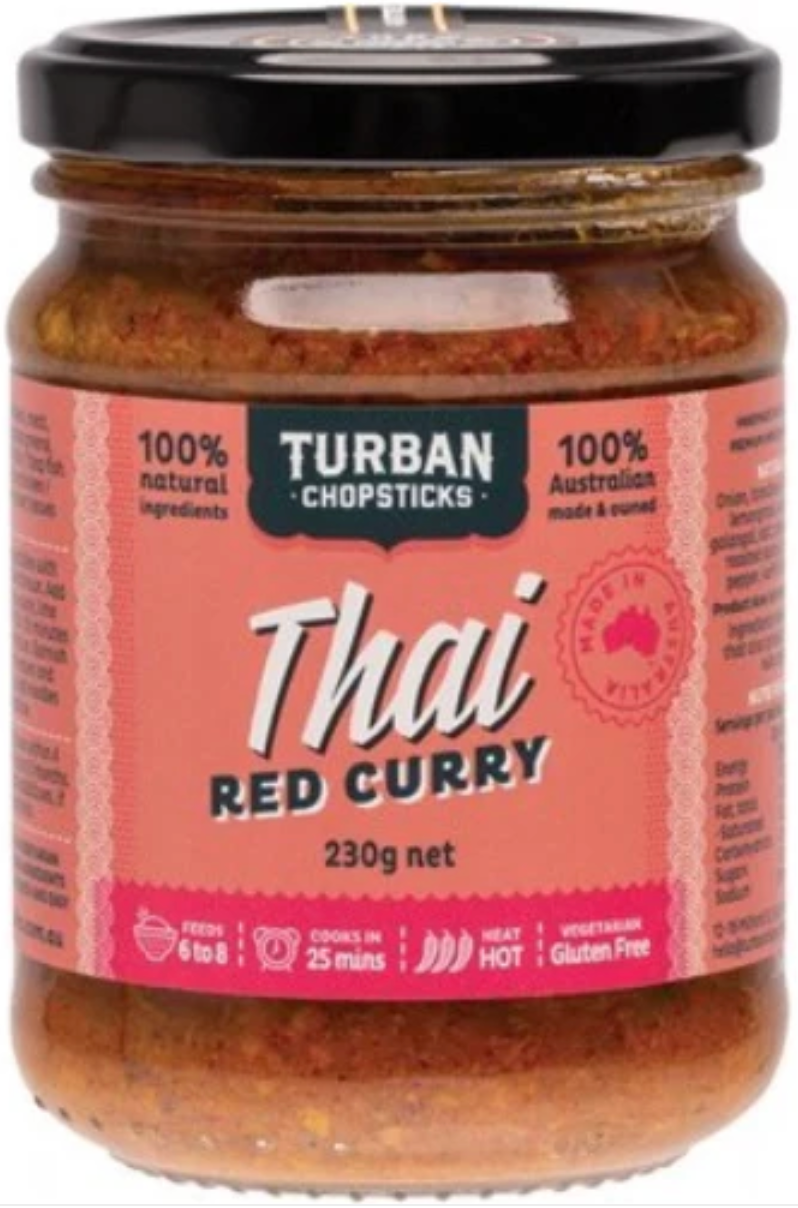 Thai Red Curry Paste Turban Chopsticks