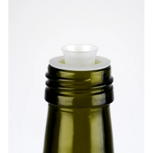 Tamper evident pourer insert in the bottle neck