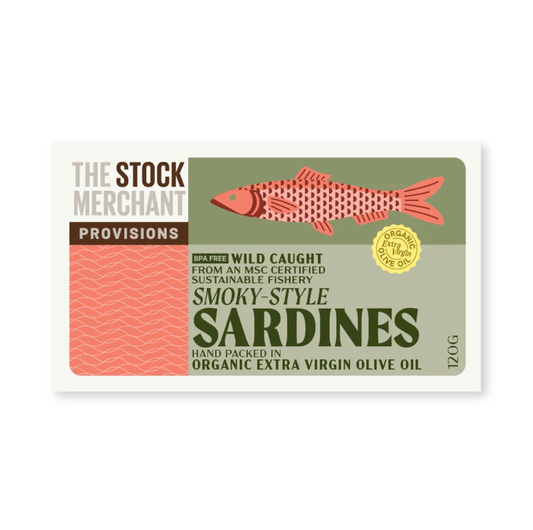 THE STOCK MERCHANT SPICE SARDINES IN EVOO 120G