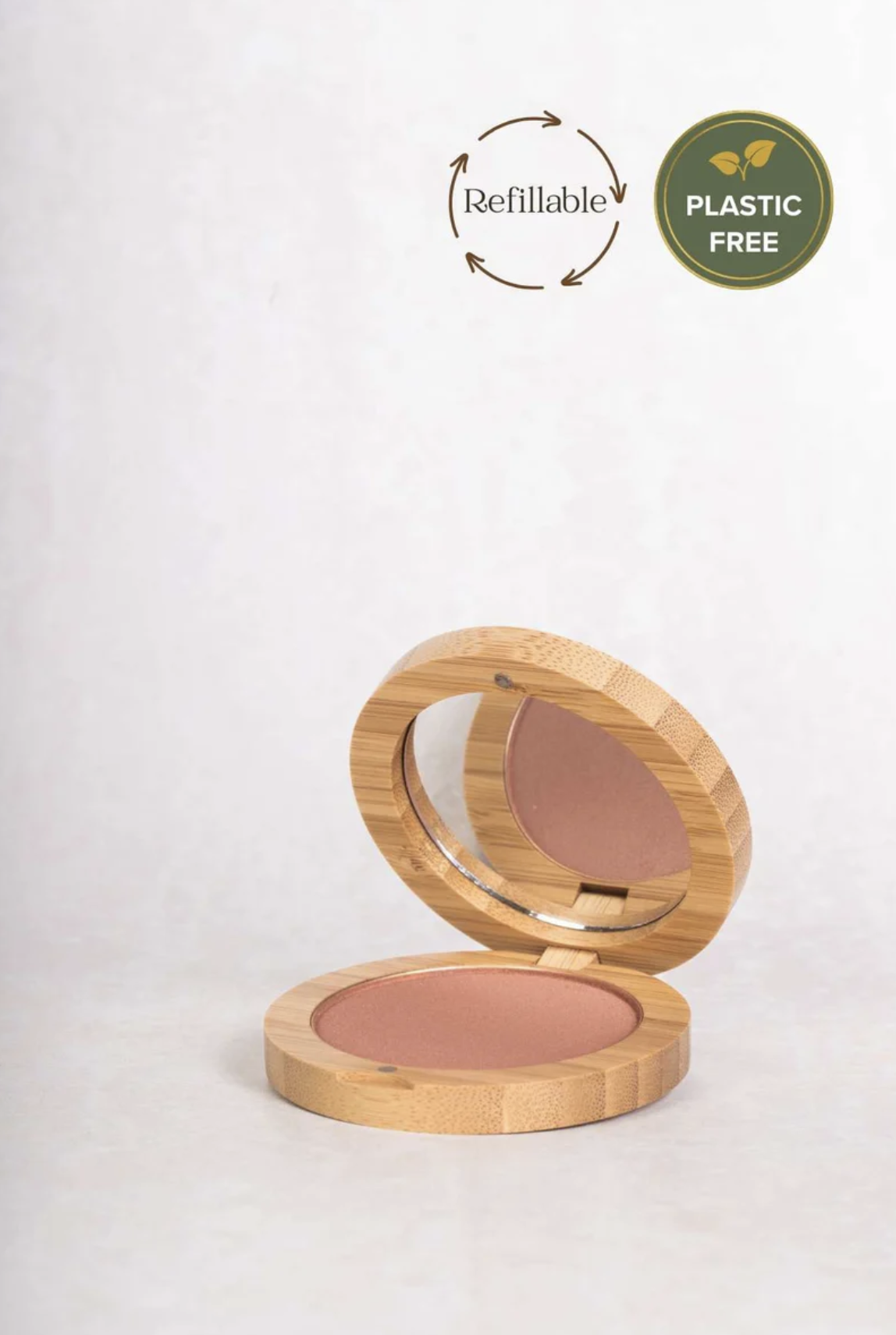 Dusty Pink Pure Pressed Mineral Blusher Compact