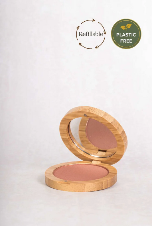 Dusty Pink Pure Pressed Mineral Blusher Compact