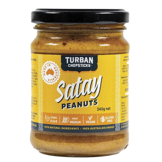 Satay Peanuts Turban Chopsticks