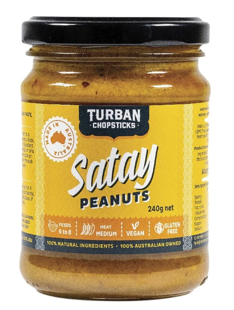 Satay Peanuts Turban Chopsticks