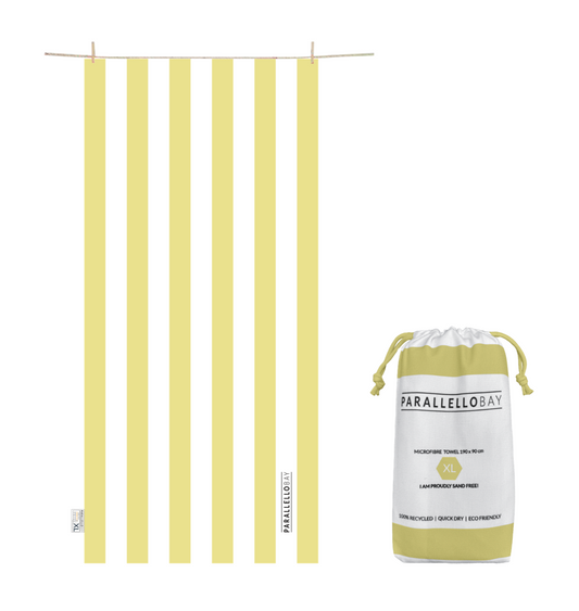SAND-FREE BEACH TOWEL YELLOW