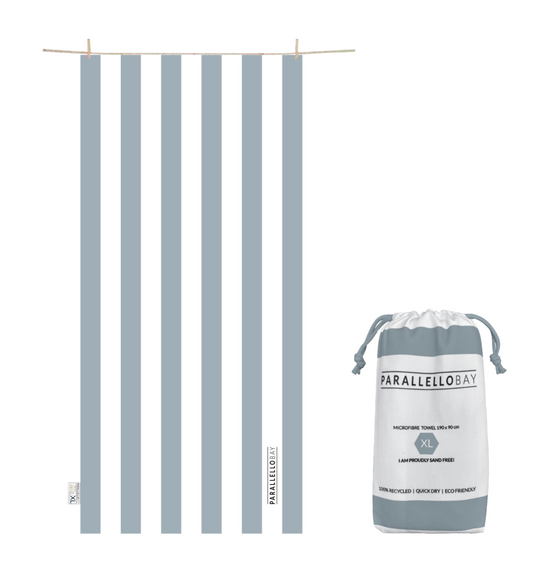 SAND-FREE BEACH TOWEL GREY