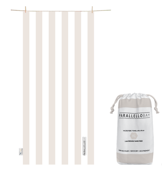 SAND-FREE BEACH TOWEL BEIGE