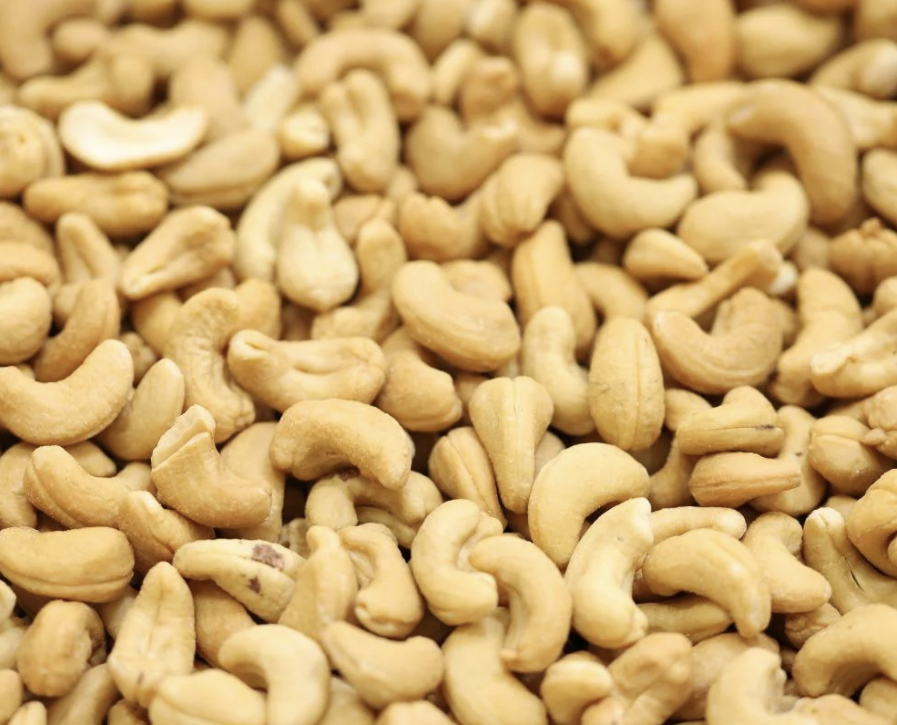 CASHEWS ROASTED UNSALTED - Bulk