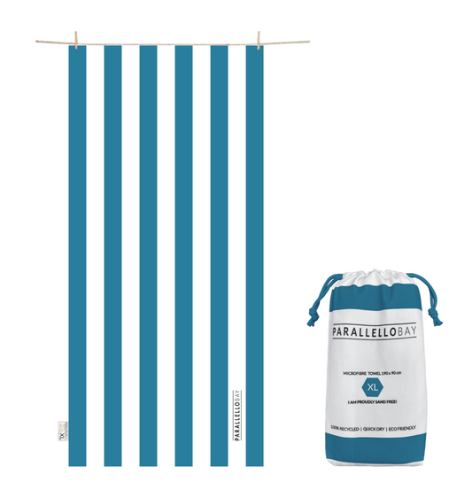 SAND-FREE BEACH TOWEL BLUE