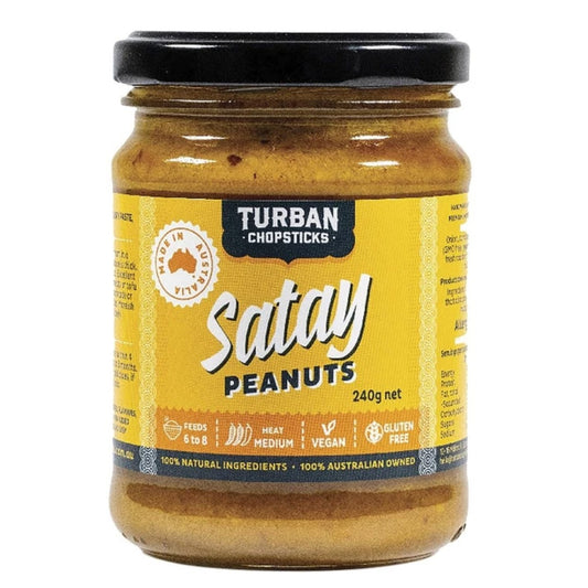 Satay Peanuts Turban Chopsticks