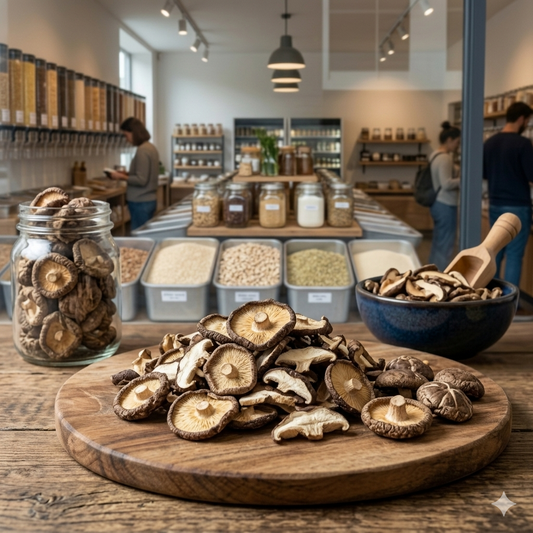 Shiitake Mushrooms Sliced