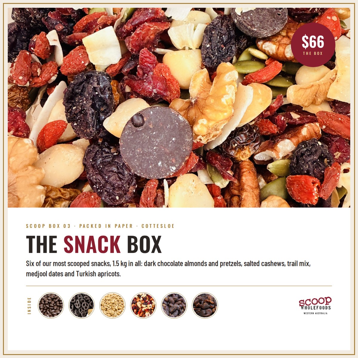 Snack Box, Scoop Wholefoods Cottesloe