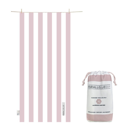Parallello Bay Towel Pink Lake