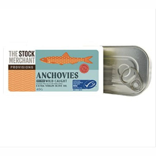Stock Merchant Anchovies in EVOO