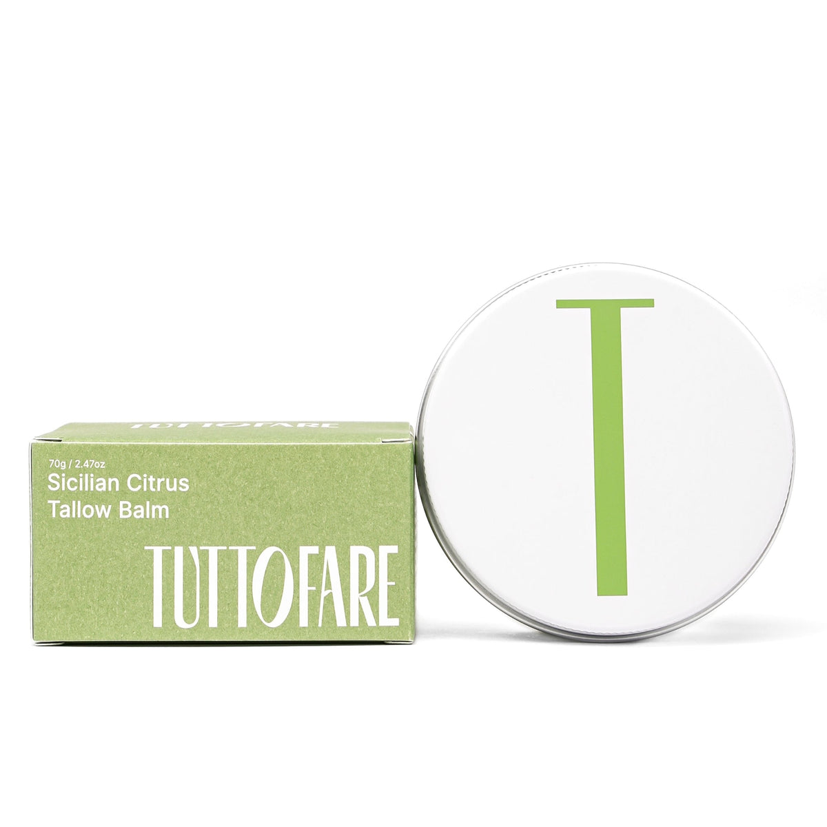 Tuttofare Sicilian Citrus Tallow Balm with box