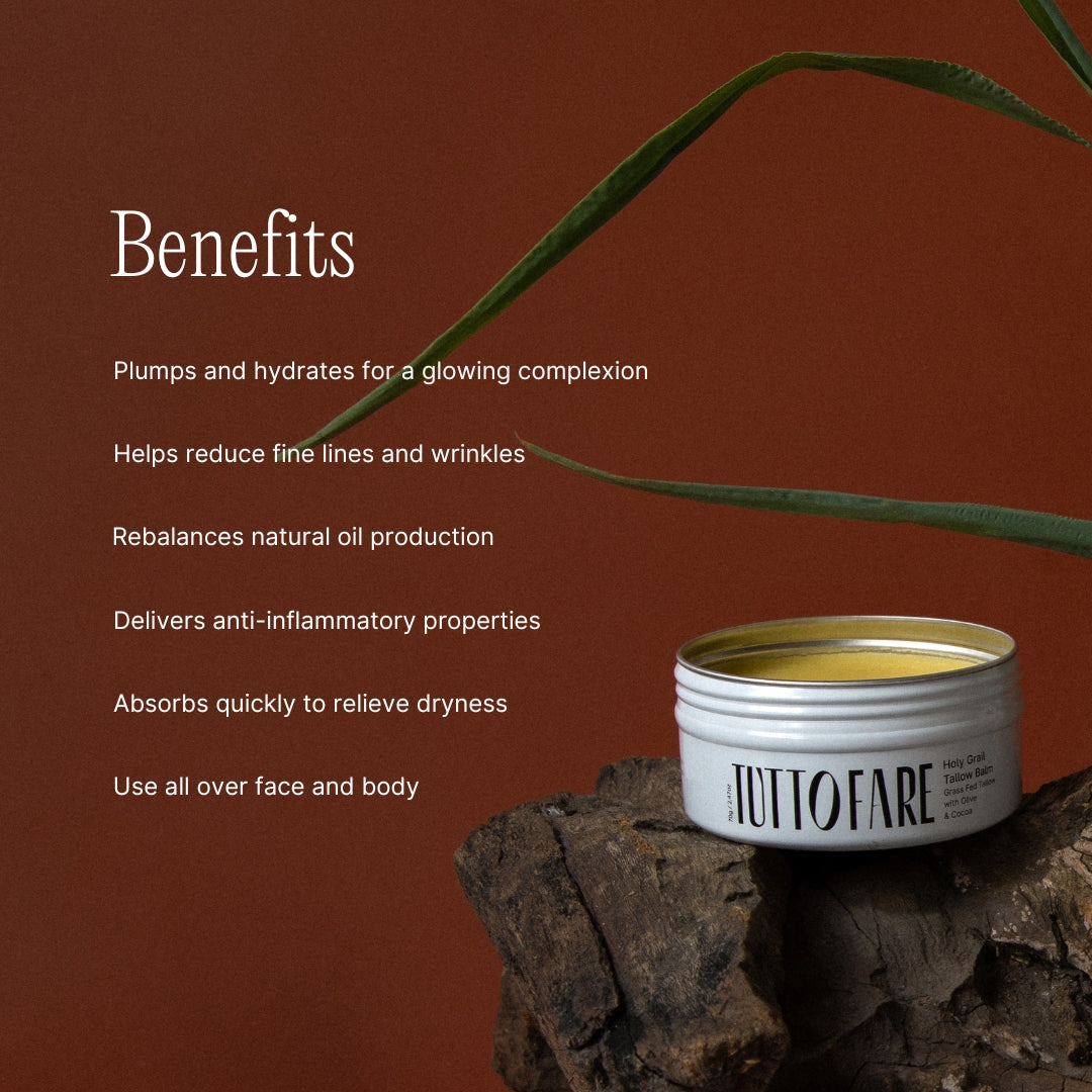 Tuttofare Holy Grail Tallow Balm key benefits
